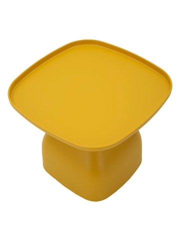 Mauro Ferretti Gelber Kunststofftisch 48x48x38 cm
