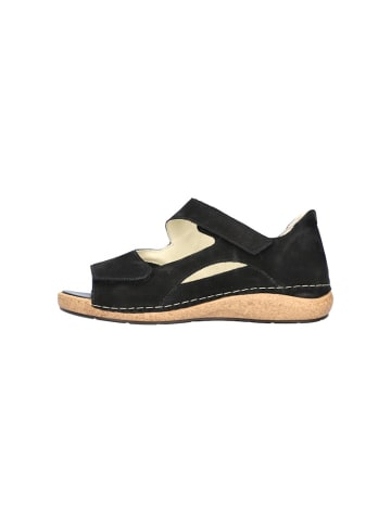 WALDLÄUFER Komfort Sandalen für Damen in schwarz