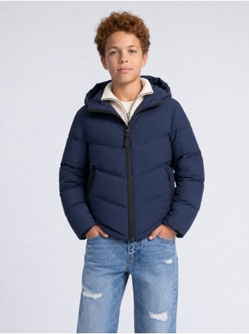 Petrol Industries Steppjacke mit Zickzack-Muster forgeport in Blau