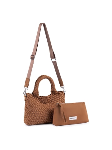 Les Visionnaires Elia Handtasche 30 cm in cognac