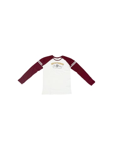 Harry Potter Langarmshirt Longsleeve in Weiß