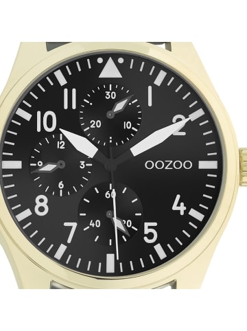 Oozoo Armbanduhr Oozoo Timepieces grau groß (ca. 42mm)