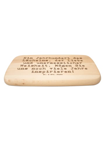 Mr. & Mrs. Panda Holzbrett Spruch 100. Geburtstag Weisheit mit S... in Transparent