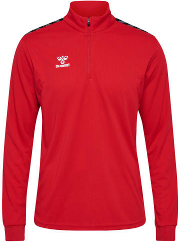 Hummel Hummel Halbreißverschluss Sweatshirt Hmlauthentic Herren in TRUE RED