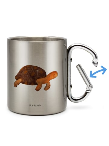 Mr. & Mrs. Panda Kaffeetasse Schildkröte MHerzieren ohne Spruch in Silber
