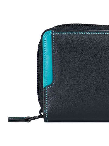 MYWALIT Geldbörse RFID Schutz Leder 20 cm in black-pace