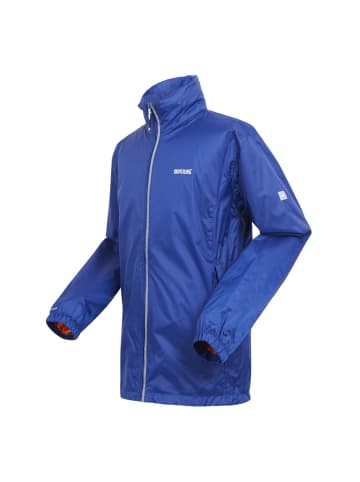 Regatta Regenjacke Wasserdicht packbar mit Kapuze in blau