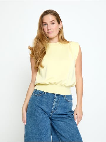 minus Sweatshirt in Soft Yellow