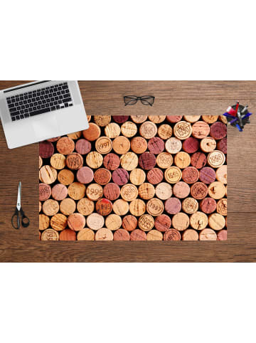cover-your-desk.de  Schreibtischunterlage – “Korkenpyramide“ (L)60 x (B)40 
