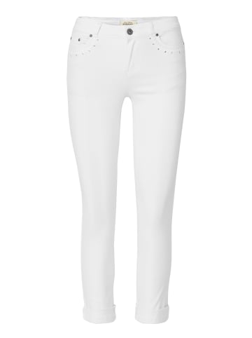 KOROSHI Slim-jeans lang in weiß