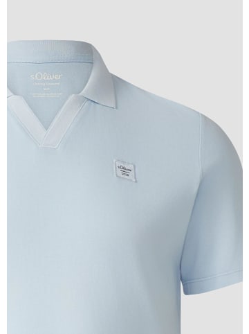 s.Oliver Polo-Shirt in 5007_hellblau