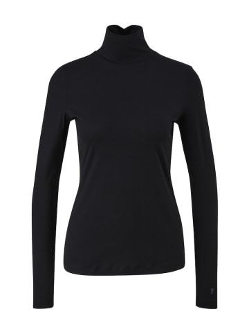 comma Longsleeve in Schwarz