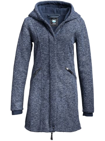 Polarino Strickmantel in marine