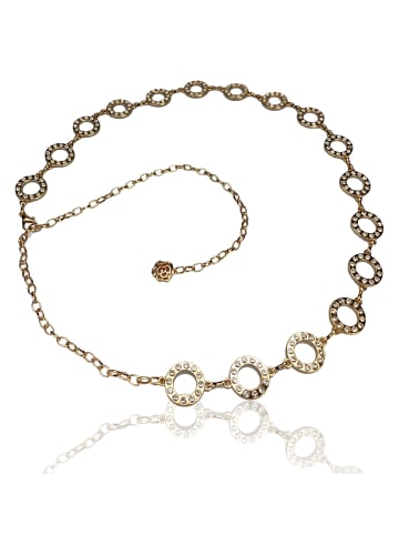 FRONHOFER Kettengürtel Strass in Gold
