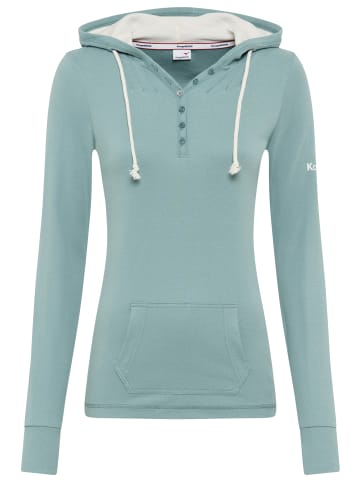 Kangaroos Kapuzenshirt in Blaugrün