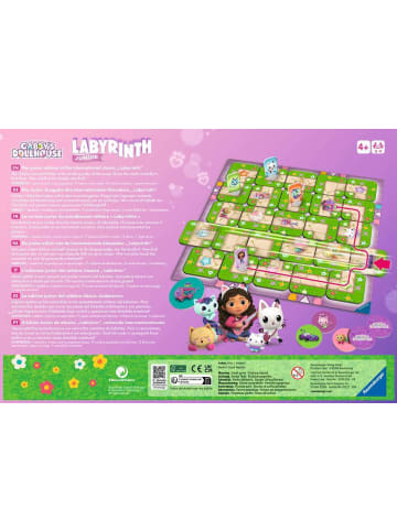 Ravensburger Schiebespiel Gabby's Dollhouse: Junior Labyrinth - Kinderspiel ab 4 Jahre 4-99 Jahre in bunt