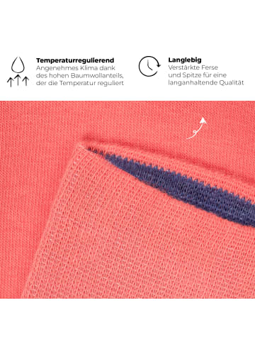 von Jungfeld Classic Socken Signature in Hot Coral