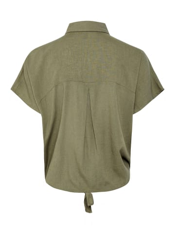 Pieces Kurzarmhemd in Deep Lichen Green