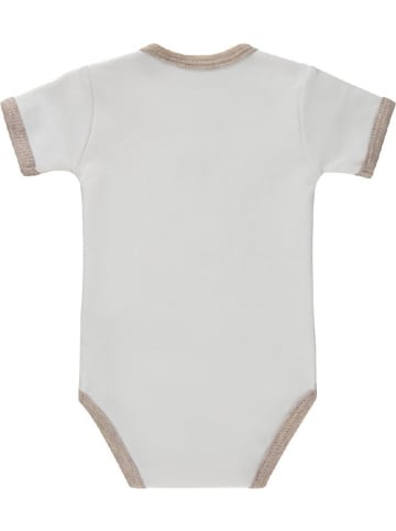 Fixoni Kinder Kurzarmbody in Beige