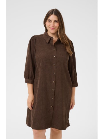 KAFFE curve Kleid KCverana Regular fit in Chocolate Brown CC