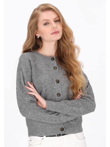 DreiMaster Women Cardigan in grey melange