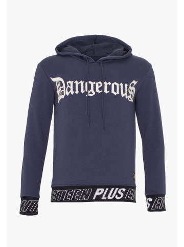 PLUS EIGHTEEN Herren Kapuzenpullover in Petrol