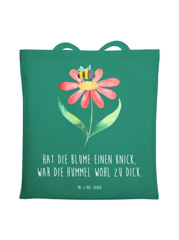 Mr. & Mrs. Panda Beutel Hummel Blume mit Spruch in Mint