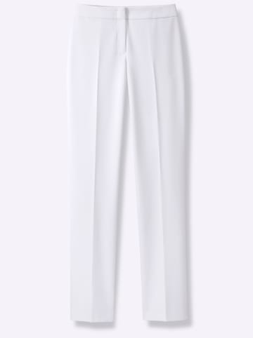WITT WEIDEN Bügelfalten-Hose in weiß