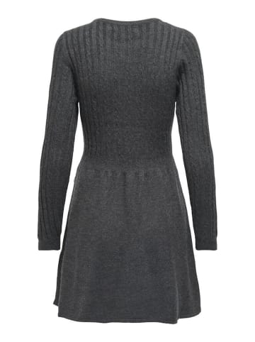 ONLY Kleid in Dark Grey Melange