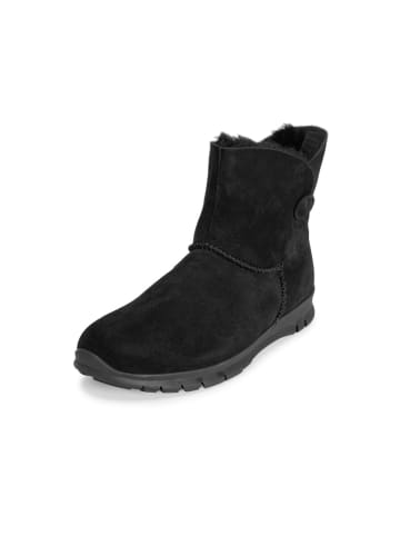 VITAFORM Veloursleder Stiefeletten in schwarz