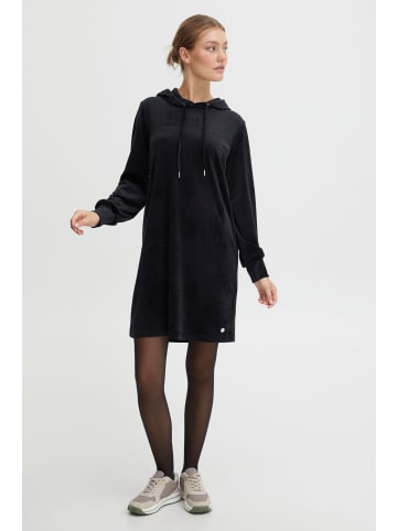 Oxmo Samtkleid OXMira 21800135-ME  Samtkleid mit Kapuze in Schwarz