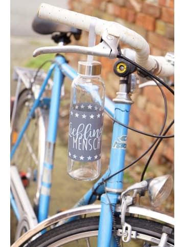 Geda Labels Trinkflasche Lieblingsmensch in Grau - 500ml