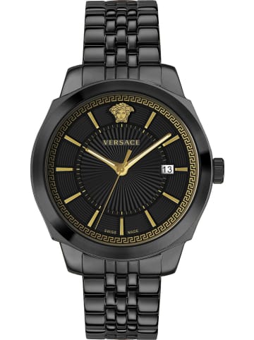Versace Analoguhr für Herren in Schwarz