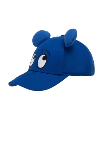 Logoshirt Snapback Cap Maus - Elefant Mascot in blau