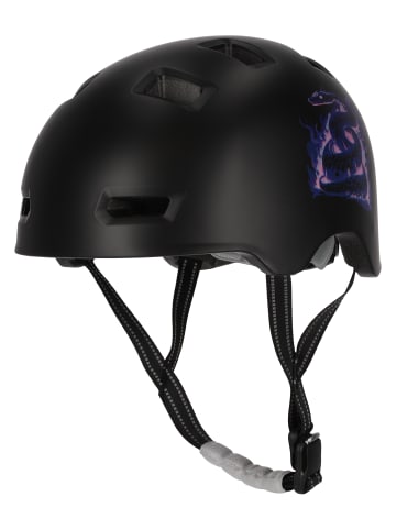 Crazy Safety Skater Helm Rampage Snake in 196 Black Purple