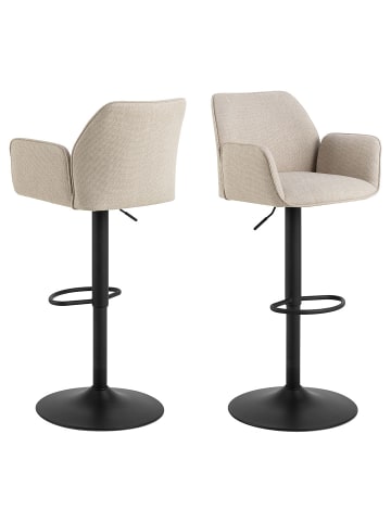 ebuy24 Barhocker Glenda Beige 53 x 52 cm