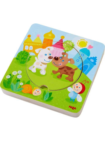HABA Sales GmbH & Co.KG Holzpuzzle Kunterbunte Tierkinder