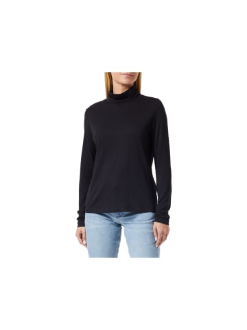 Marc O'Polo Rundkragen Langarmshirt für Damen in schwarz in schwarz