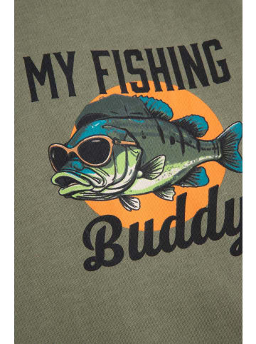 Coccodrillo Baumwoll-t-shirt mit kurzen Ärmeln in grün