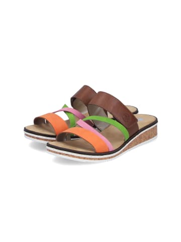 rieker Pantolette V3652 in bunt