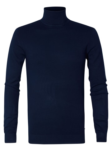 Petrol Industries Essential Rollkragenpullover in Blau