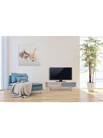 Kayoom Tisch TV Addison I Esche in esche - grau