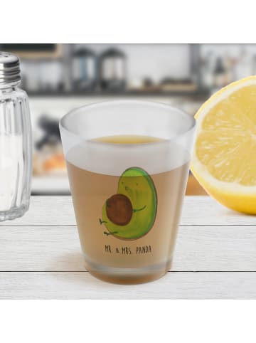 Mr. & Mrs. Panda Schnapsglas Avocado Pfeifen ohne Spruch in Transparent