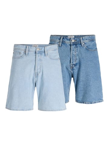 Jack & Jones 2er-Pack Jeans-Shorts in Blue Denim