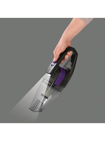 Clean Maxx Akku-Handstaubsauger 7,4V grau/lila  grau