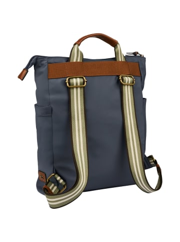 Camel Active Rucksack aus Nylon mit Reißverschluss in Blau