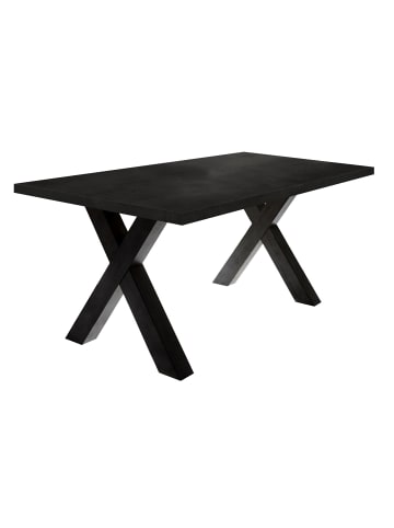 58 aufm Kessel ESSZIMMERTISCH Eike 8 140 x 90 x 75 Esstisch Schwarzstahl