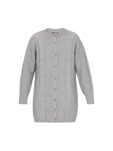 DreiMaster Vintage Women Cardigan in grey melange