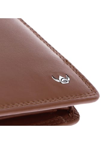 Golden Head Polo Geldbörse RFID Schutz Leder 11 cm in cognac