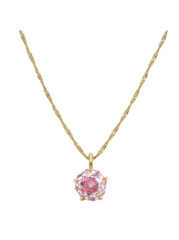 Amor Halskette Silber 925, gelbvergoldet in gold